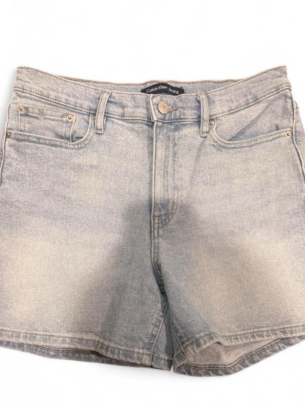Calvin Klein Jeans Pale Washed Blue Denim Shorts